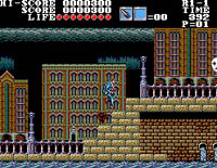 une photo d'Ã©cran de Master Of Darkness sur Sega Master System